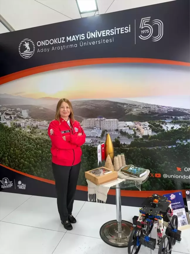 OMÜ Rektörü Prof. Dr. Fatma Aydın, TEKNOFEST Kıbrıs'ta Gençlerle Buluştu