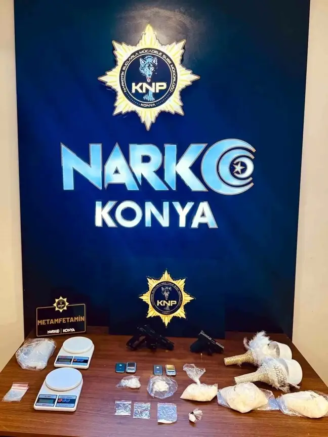 Konya'da 38 Narkotik Operasyonu: 37 Tutuklama