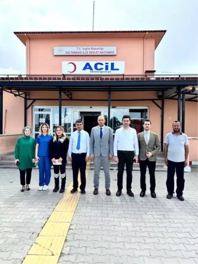 Afyonkarahisar İl Sağlık Müdürlüğü Yöneticilerinden Hastane Ziyareti