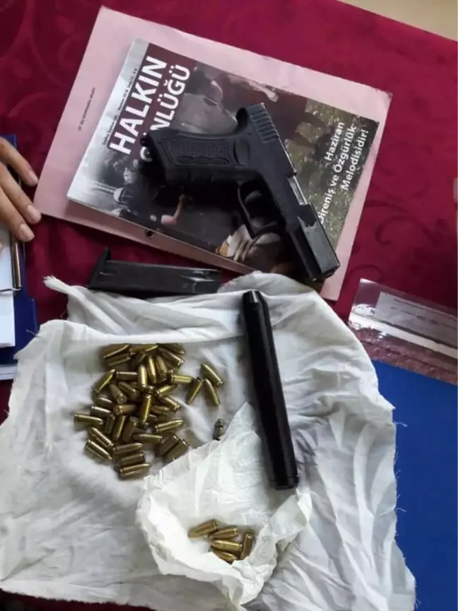 Terör Örgütü Mkp'nin Silahlı Kanadı Hko Üyesi 1 Kişi Susturucu Silahla Birlikte Yakalandı