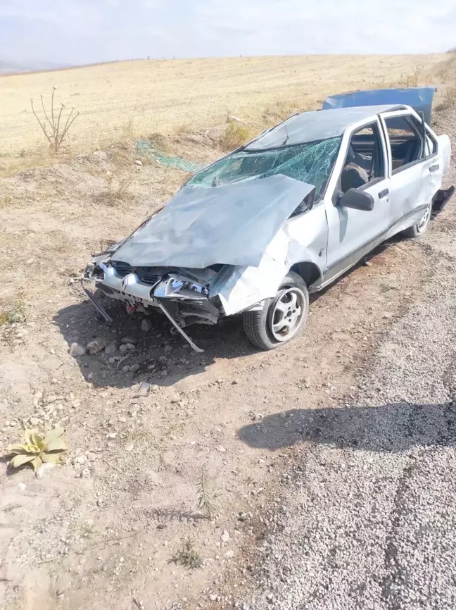 Kahramanmaraş'ta devrilen otomobilin sürücüsü öldü