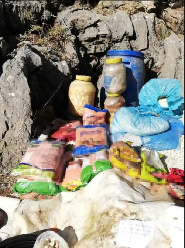 Kahramanmaraş'ta PKK'ya Ait Patlayıcı ve Yaşam Malzemesi Ele Geçirildi