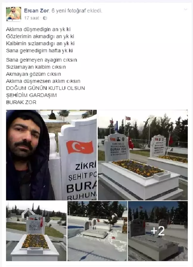 Şehidin Doğum Gününde Ağabeyinden Yürek Yakan Paylaşım
