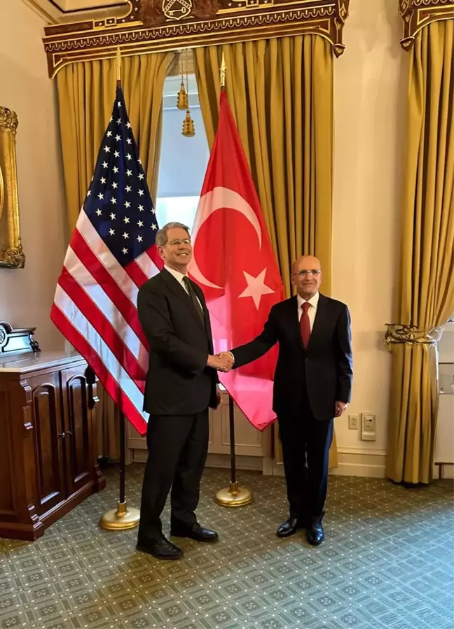 Bakan Şimşek, ABD Hazine Bakanı ile Görüştü