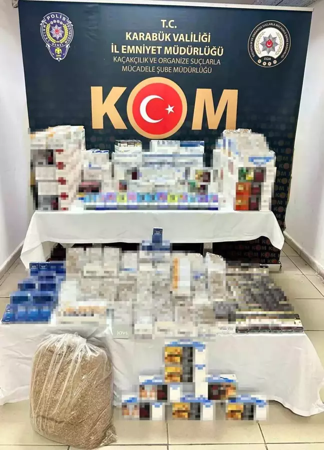 Karabük'te İş Yerinde Makaron Operasyonu