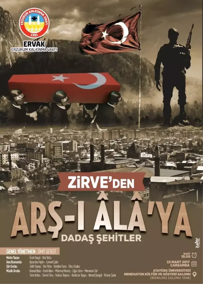 Er-Vak'dan Şehitlere Vefa