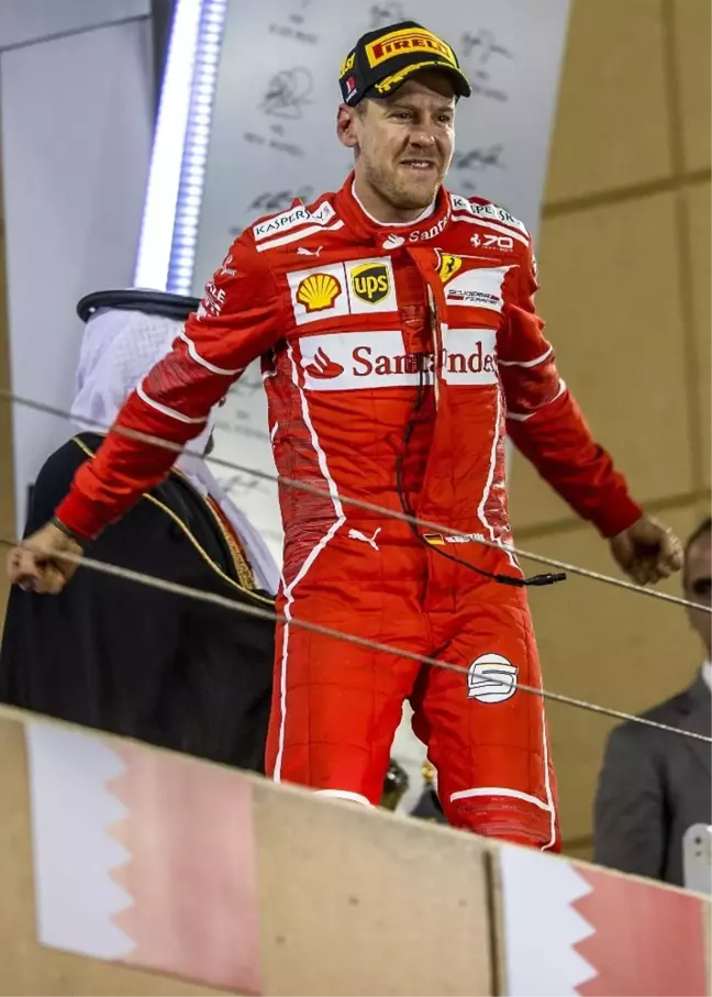 F1 Bahreyn Grand Prix 2017'de Birinci Sebastian Vettel