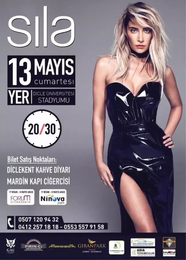 Sıla Diyarbakır'da Konser Verecek