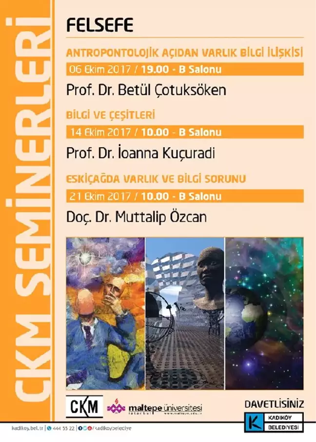 Caddebostan Kültür Merkezi'nde Felsefe Seminerleri Başlıyor