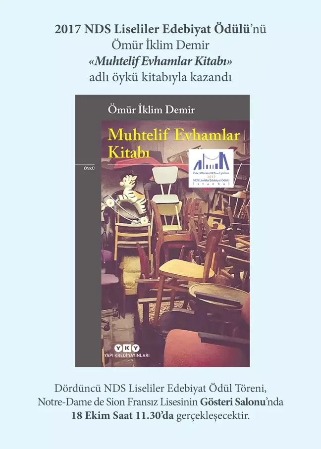 2017 NDS Liseliler Edebiyat Ödülü, Ömür İklim Demir'in