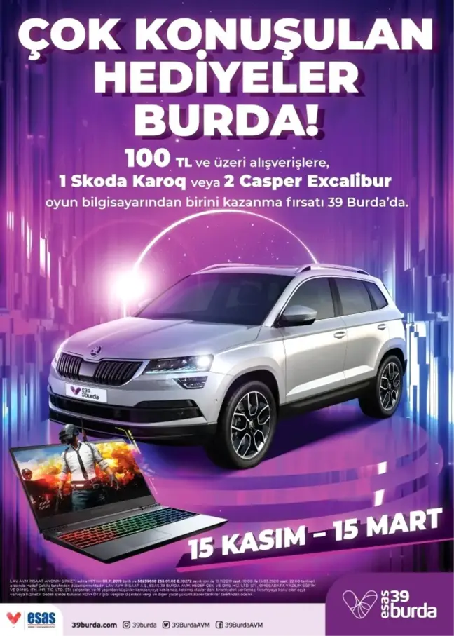 Çok konuşulan hediyeler 39 Burda AVM'de