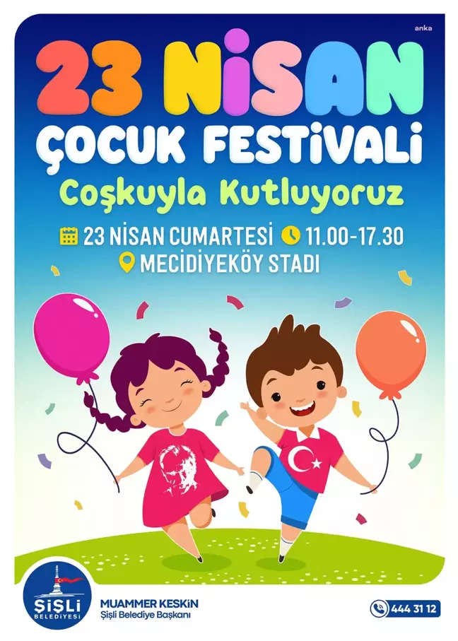 23 Nisan Çocuk Bayramı Şişli'de Coşkuyla Kutlanacak