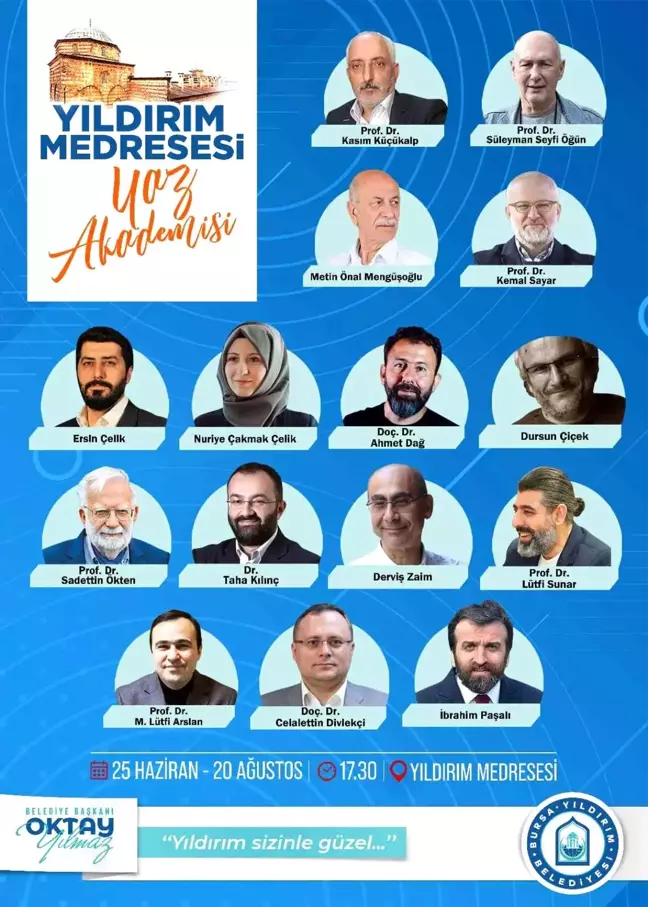 Yıldırım'da yaz akademisi başlıyor