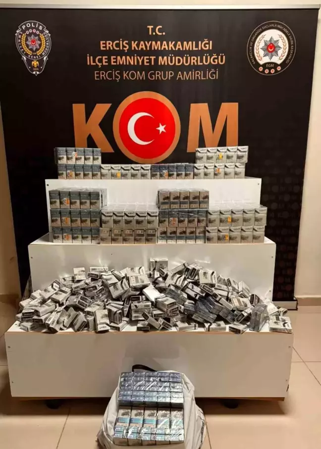 Erciş'te Uyuşturucu ve Kaçak Tütün Operasyonu