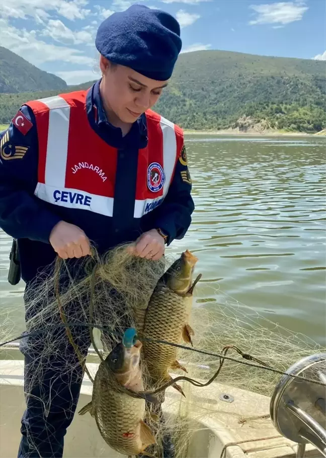 Bafra'da Sahipsiz Ağda Yaklaşık 350 Kilogram Balık Kurtarıldı