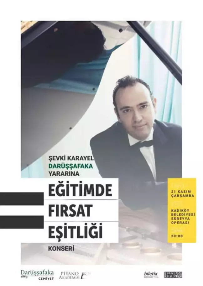 Şevki Karayel Darüşşafaka Yararına Konser Verecek