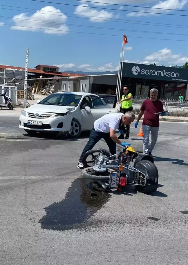 Tokat'ta motosiklet kazası: Sürücü hayatını kaybetti