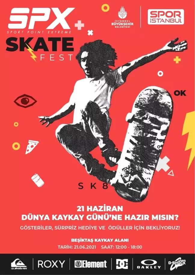 21 Haziran Dünya Kaykay Günü, SPX-Skate Fest'te kutlanacak