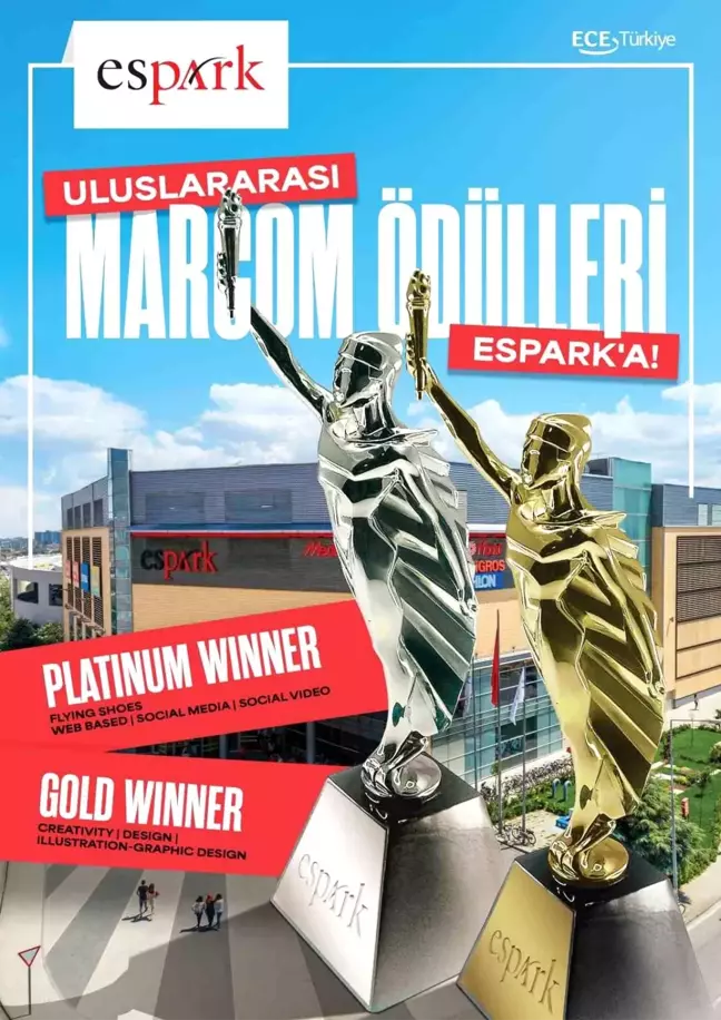 Espark AVM, MarCom Awards'ta 2 Ödül Kazandı