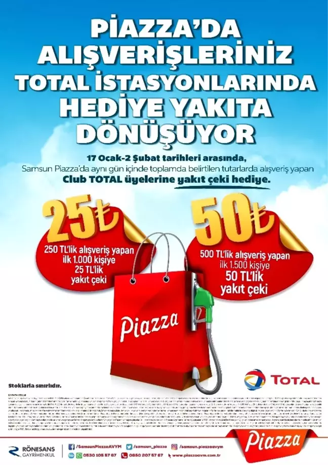 Alışverişler yakıta dönüşüyor