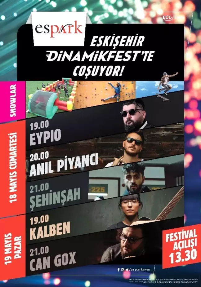 Dinamikfest ile Espark'ta 19 Mayıs Coşkusu Bambaşka Yaşanacak