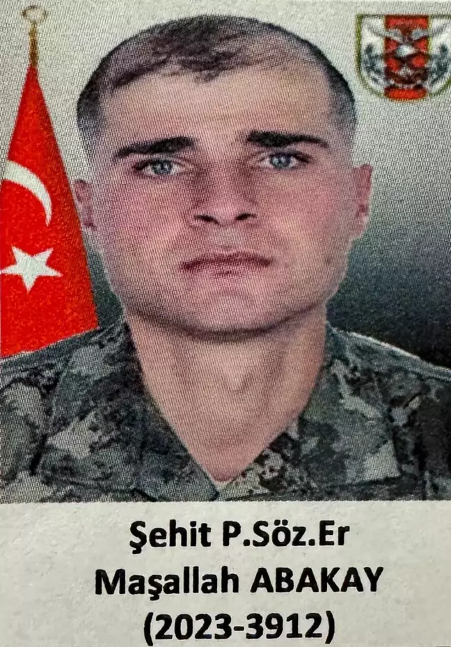 PKK Saldırısında Şehit Düşen Piyade Sözleşmeli Er Maşallah Abakay'ın Ailesine Acı Haber Ulaştı