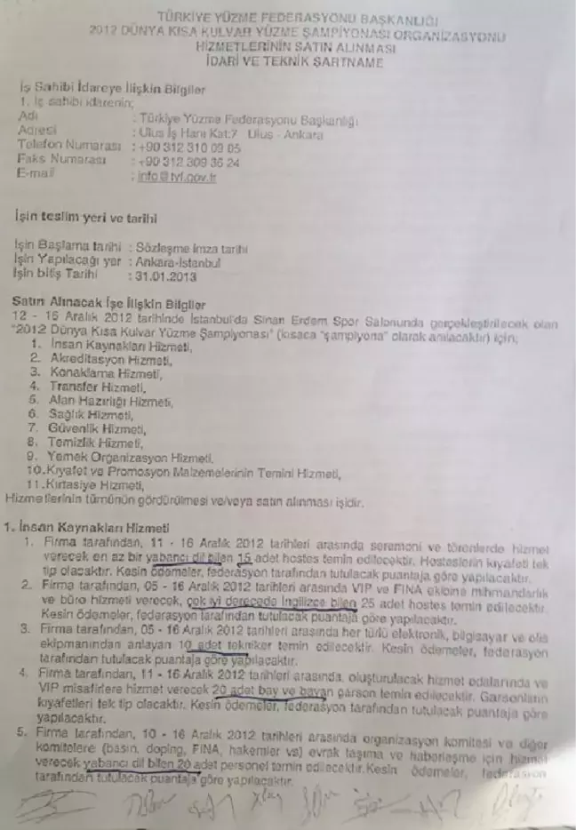 Yüzme Federasyonu'na Dev Soruşturma