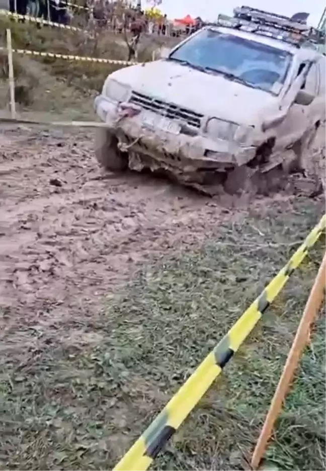 Offroad parkurunda ilginç anlar