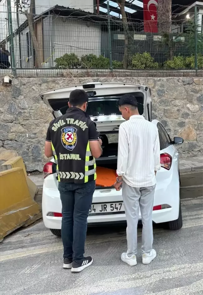 İstanbul Kartal'da drift yapan sürücüye yüksek para cezası