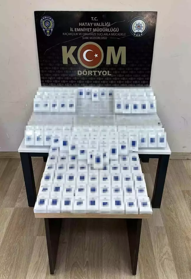 Hatay'da 550 Paket Kaçak Sigara Ele Geçirildi