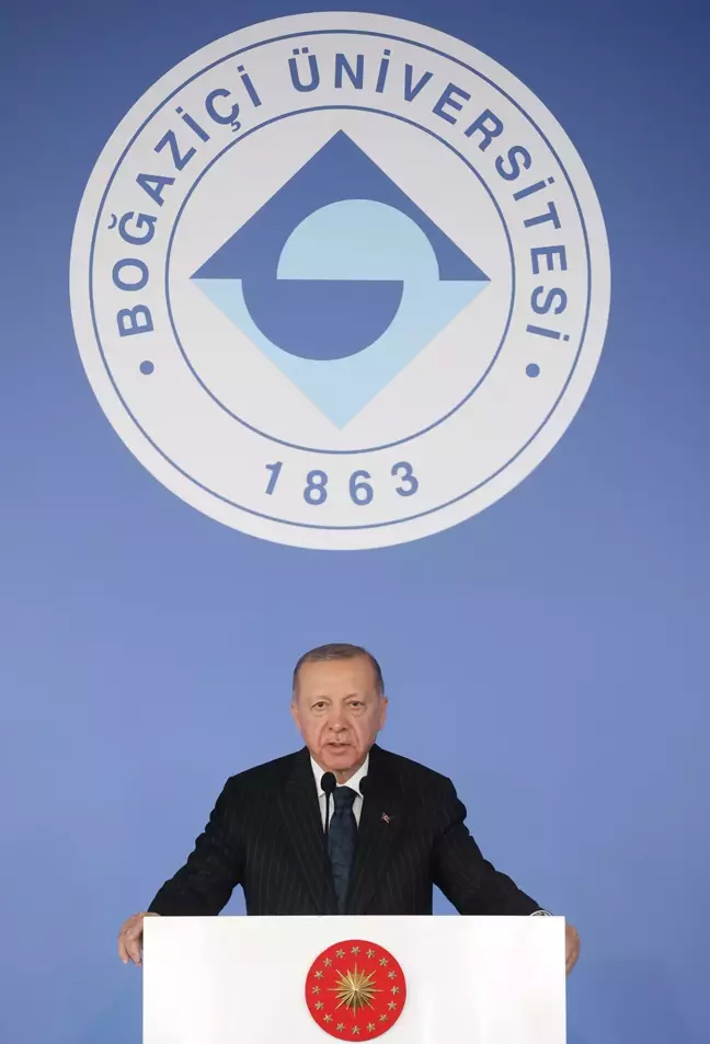 Cumhurbaşkanı Erdoğan, Boğaziçi Üniversitesi Kandilli Bilim, Teknoloji ve Araştırma Binası'nın açılışında konuştu: (2)
