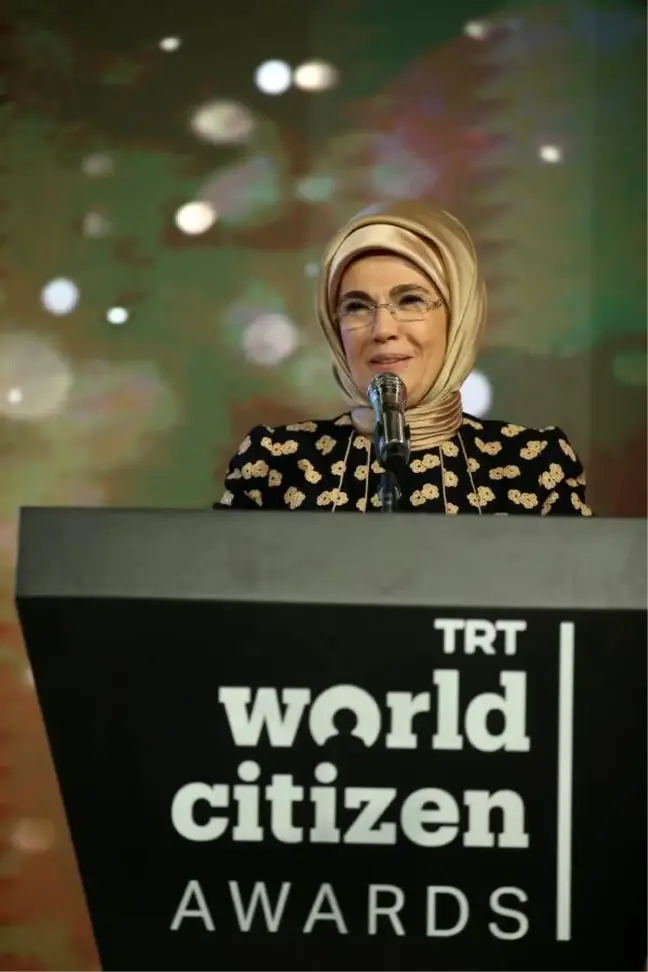 Emine Erdoğan TRT World Citizen İnsani Yardım Ödül Töreni'ne katıldı