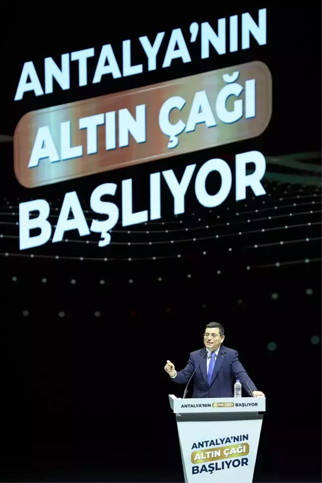 Cumhur İttifakı'nın Antalya Büyükşehir Belediye Başkan Adayı Hakan Tütüncü, Antalya'yı raylı sistem ağlarıyla donatacak