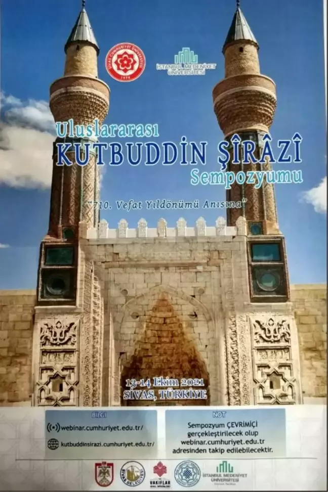 Kutbuddin Şîrâzî Sempozyumu Düzenlenecek