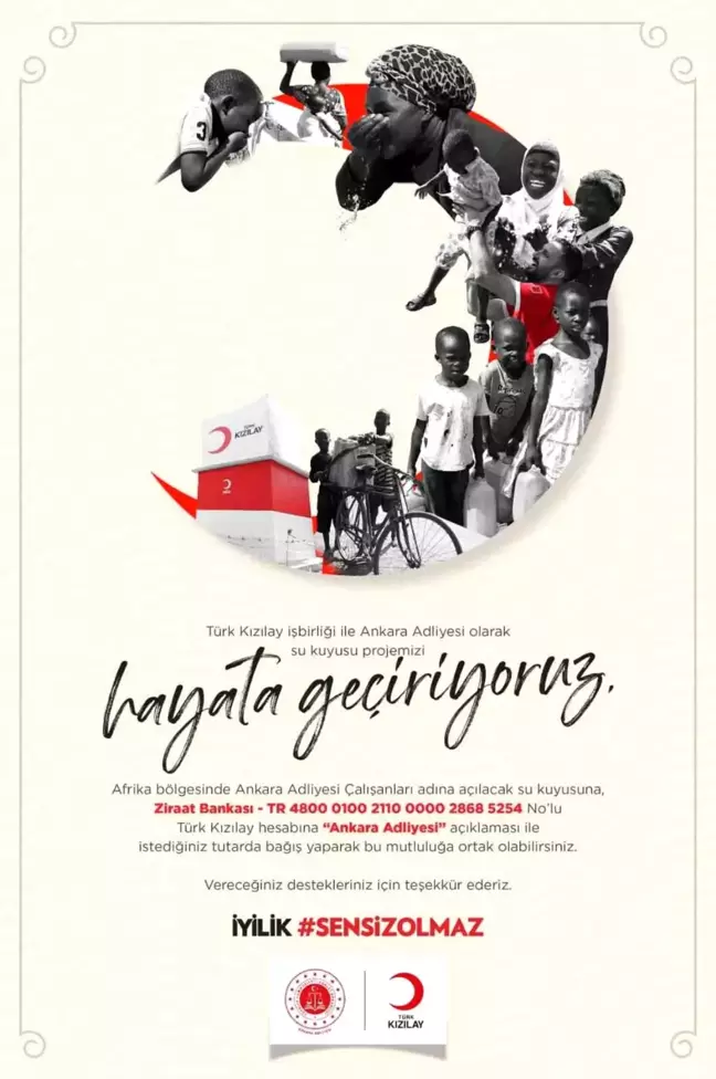 Ankara Cumhuriyet Başsavcılığı'ndan Afrika'da su kuyusu projesi
