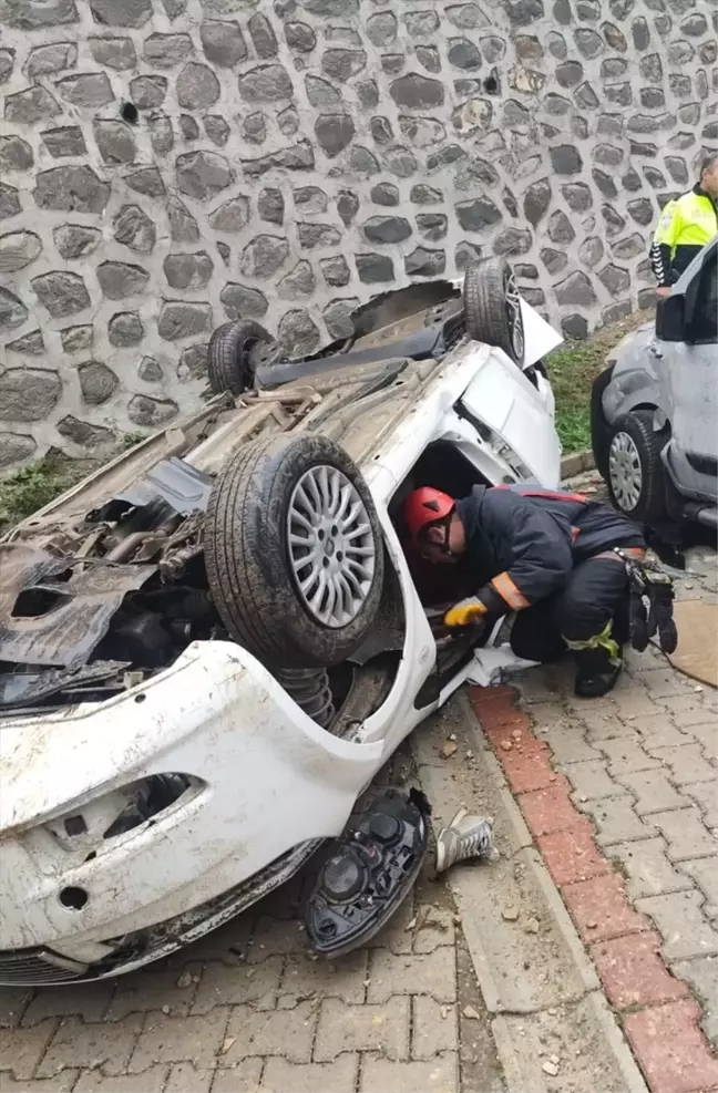 Ordu'da Otomobilin Duvarı Aşarak Düşmesi Sonucu Bir Kişi Hayatını Kaybetti