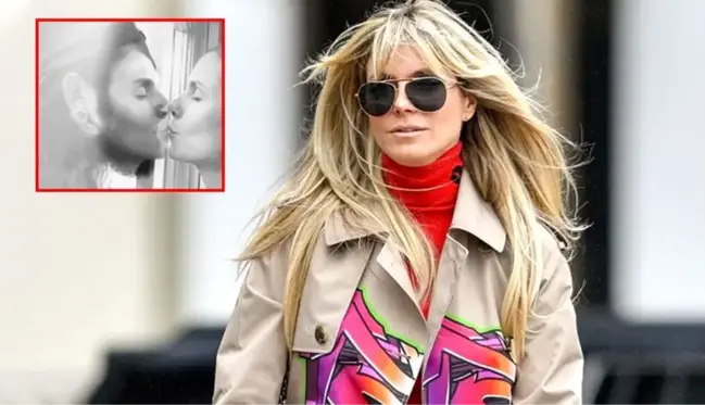 Karantina altına alınan model Heidi Klum, eşinin olduğu camı öperek aşkını gösterdi