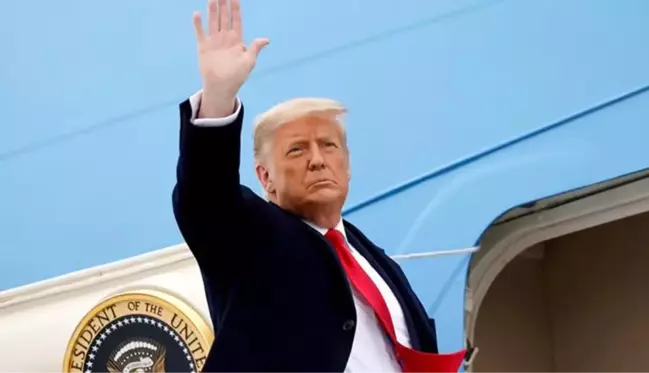 Son Dakika: Beyaz Saray'a veda eden Donald Trump: Bir şekilde geri geleceğiz