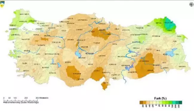 İzmir ve Antalya hariç, tüm illerde yağışlar normalin altında kaldı