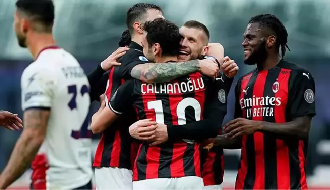 Milan, Hakan'ın 2 asist yaptığı maçta Crotone'yi 4-0'la geçti