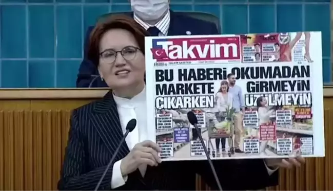 Meral Akşener, Takvim gazetesinin tartışılan manşetini eleştirdi: Hiç mi utanmıyorsunuz?