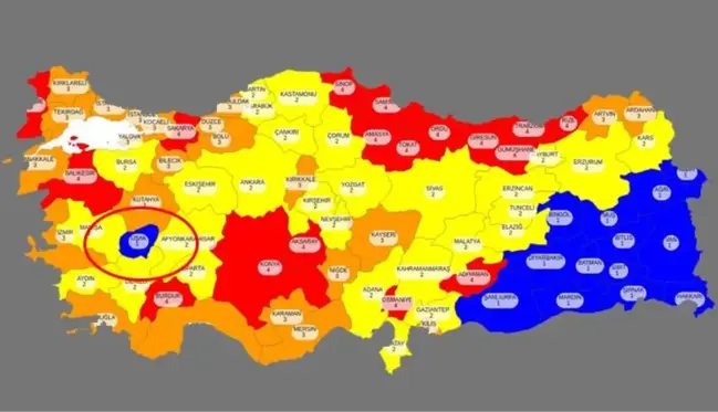 Normalleşme haritasına bakan herkes bu ili fark ediyor! İşte Uşak'ın mavi kalmasının 3 sırrı