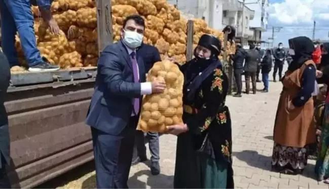 AK Partili Şamil Tayyar'dan patates dağıtımını şova çeviren kaymakama sert tepki: Hadsiz