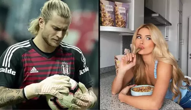 Loris Karius'un eski aşkı Instagram'da paylaştığı üstsüz fotoğrafla sosyal medyayı salladı