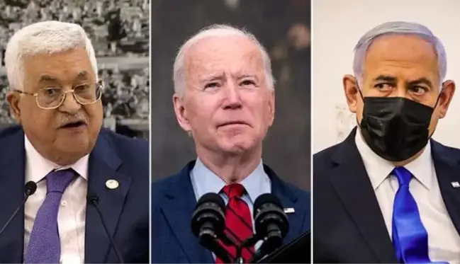 ABD Başkanı Biden, Netanyahu ve Abbas ile görüştü