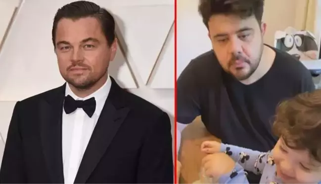 Eser Yenenler'in Leonardo DiCaprio'yu babası zanneden oğluna verdiği tepki herkesi kahkahaya boğdu