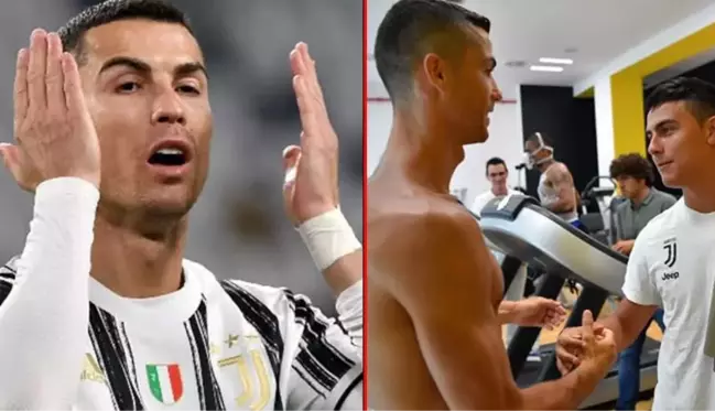 Cristiano Ronaldo, Juventus'taki takım arkadaşlarıyla vedalaştı