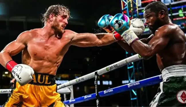 Floyd Mayweather'in Logan Paul karşısında çaresizliğini dile getirdiği anlar milyonlarca etkileşim aldı