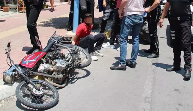 Çaldığı motosikletle kaza yapan 13 yaşındaki çocuğun 170 suç kaydı çıktı