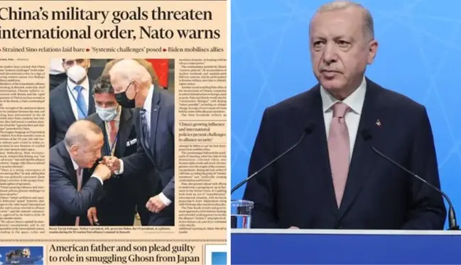 Financial Times fotoğrafla algı çalışması yaptı, tepki yağdı! Erdoğan'ın danışmanı da duruma sessiz kalmadı